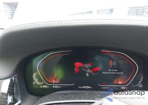 2021 BMW 740I z USA, uszkodzony, nr VIN WBA7T2C04MCE56407